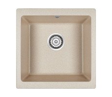 Мойка кварцевая BRILON, PM104546-BE, бежевый, 445х460, подст. мон. Paulmark 