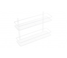 Полка Fixsen прямая двухэтажная белая FX-730W-2 Полка Fixsen прямая двухэтажная белая FX-730W-2