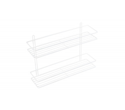 Полка Fixsen прямая двухэтажная белая FX-730W-2 