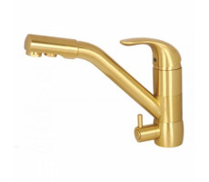 Смеситель для кухонной мойки  KAISER Safira 15066-3 Gold/Brass золото 