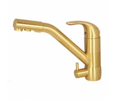 Смеситель для кухонной мойки  KAISER Safira 15066-3 Gold/Brass золото 
