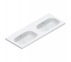 Раковина 120x46 двойная Catalano Alvea 621220001 белый Раковина 120x46 двойная Catalano Alvea 621220001 белый