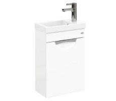 Тумба под раковину Onika Комо 40 подвесная, белая (ум. Como 40/Миранда 40) 104005 