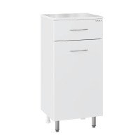 Полупенал Onika Каприз 40 напольный, белый, правый 404013 