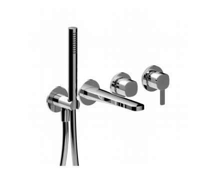 Смеситель для ванны Fantini Lame 24 02 M120B Хром Смеситель для ванны Fantini Lame 24 02 M120B Хром