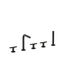 Смеситель для ванны Fantini Sailing 67 S1 J065 Черный матовый 