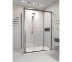 Душевой угол раздвижной Veconi Premium Ptato 300 SP GR-R, 1400х800x2000, брашированный графит PR3/R-SP-14080-01-GR-C4 