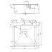 Кухонная мойка D&K нержавеющая сталь графит DKS505006 графит 