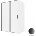 Душевой уголок Allen Brau Priority 140x90 3.31036.BBA + 3.31045.BBA черный браш 