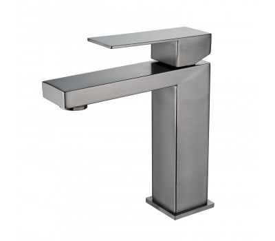 Смеситель для раковины Shevanik S7001T, оружейная сталь