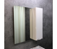 Зеркало-шкаф Comforty Неаполь-80 белый глянец 