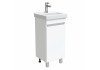 Тумба под раковину Onika Милтон Квадро 40 напольная, белая (ум.Визит 40) 104009 