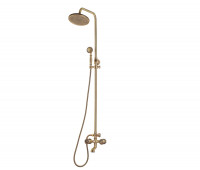 Комплект двухручковый для ванны и душа Bronze de Luxe ROYAL 10121R бронза 
