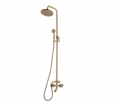 Комплект двухручковый для ванны и душа Bronze de Luxe ROYAL 10121R бронза 