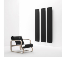 Полотенцедержатель электрический Antrax TAVOLA Liscia ECTVLV121035T/NEOP черный матовый 