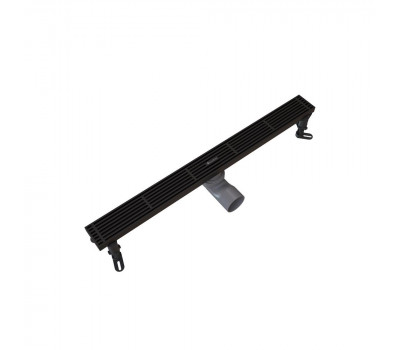 Душевой трап линейный Knotlor SDRW0600LBL матовый черный  