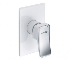 Смеситель для душа WasserKRAFT Aller 1060 WHITE 10651W белый матовый/хром 
