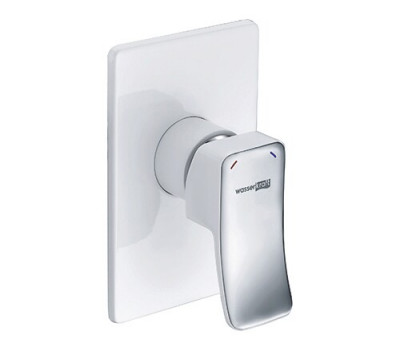 Смеситель для душа WasserKRAFT Aller 1060 WHITE 10651W белый матовый/хром 