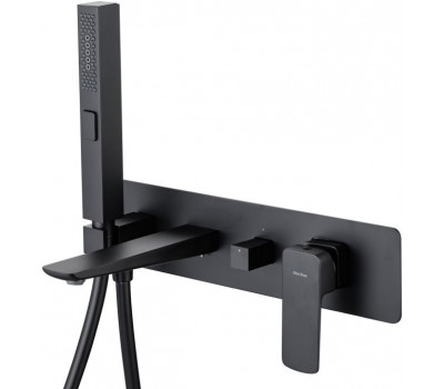 Смеситель для ванны с душем Allen Brau Infinity 5.21007-31 (с внутренней частью) черный матовый 