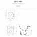 Унитаз напольный Rimless  Artceram Chic CHV002 01 00 Белый 