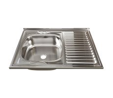 Мойка из нержавеющей стали MIXLINE ML 60x80 527970 хром 