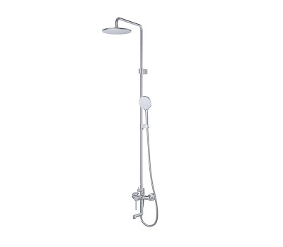 Душевая система с тропическим душем и изливом IDDIS Aiger AIGSB3Fi06 