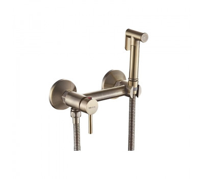 Гигиенический душ со смесителем Shevanik S107Q, бронза