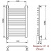 Полотенцесушитель Электрический Ника TRAPEZIUM ЛТ (Г2) 100/60 левый тэн хром 