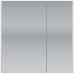 Зеркальный шкаф Dreja Prime 70 см, белый