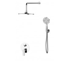 Душевая система скрытого монтажа с переключателем на 2 потребителя арт SET6in1LG ESKO 