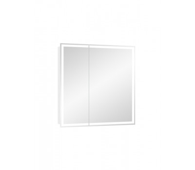 Зеркало-шкаф CONTINENT Allure Led 800х800 с датчиком движения, розеткой МВК045 