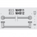 Полотенцедержатель Colombo Plus W4912.OM Золото 