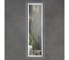 Вертикальное ростовое зеркало для ванной Comforty Люпин 440x1580 LED-подсветка, бесконтактный сенсор Вертикальное ростовое зеркало для ванной Comforty Люпин 440x1580 LED-подсветка, бесконтактный сенсор