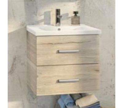 Тумба-умывальник Comforty Парма-60 дуб дымчатый с раковиной Миранда 60 00004143490 