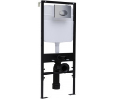 Набор инсталляция + Кнопка смыва LOGAN OVAL двойная, Chrome 299420  Набор инсталляция + Кнопка смыва LOGAN OVAL двойная, Chrome 299420