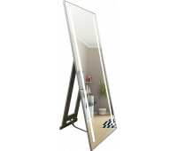 Зеркало напольное 60х150 см AZARIO Монреаль  LED-00002502 алюминиевый профиль, c подсветкой и диммером, выключатель-датчик на движение 