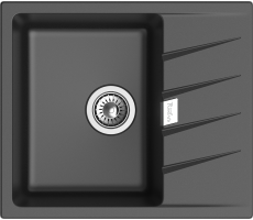 Мойка Rivelato RAUM 58 1-чаша 580*500мм RM-58 antracite Мойка Rivelato RAUM 58 1-чаша 580*500мм RM-58 antracite