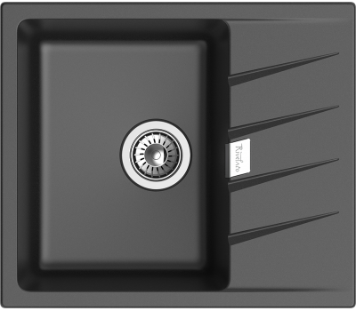 Мойка Rivelato RAUM 58 1-чаша 580*500мм RM-58 antracite Мойка Rivelato RAUM 58 1-чаша 580*500мм RM-58 antracite