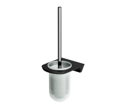 Щетка для унитаза WasserKRAFT Glan K-5100 5127 черный матовый 