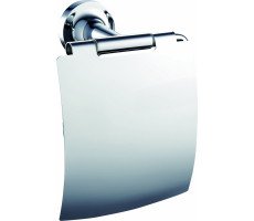 Держатель для туалетной бумаги с крышкой WONZON & WOGHAND, Хром WW-6526  Держатель для туалетной бумаги с крышкой WONZON & WOGHAND, Хром WW-6526