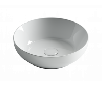 Умывальник чаша накладная круглая Element 370*370*110мм Ceramica Nova CN6020 Белый 