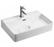 Раковина накладная 60х42 см Azario AZ-2173 SP фаянс, цвет Белый