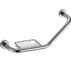 Поручень Savol S-01030L с мыльницей хром 