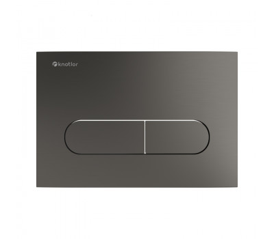 Клавиша смыва Knotlor BIS101GM, вороненая сталь