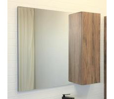 Зеркало-шкаф Comforty Порто-90 дуб темно-коричневый 00-00009232 