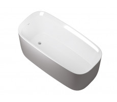 Акриловая ванна Allen Brau Infinity 170x78 2.21003.20/PGM белый глянец/платиново-серый 