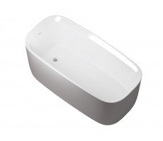 Акриловая ванна Allen Brau Infinity 170x78 2.21003.20/PGM белый глянец/платиново-серый 