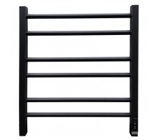 Полотенцесушитель электрический GROIS Nex GR-111 400/600 П6 RAL9005 U черный матовый Полотенцесушитель электрический GROIS Nex GR-111 400/600 П6 RAL9005 U черный матовый