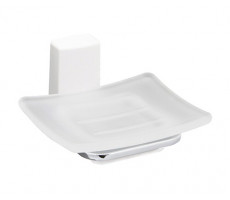 Мыльница WasserKRAFT Leine K-5000 WHITE 5029W белый матовый/хром 