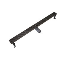 Душевой трап линейный Knotlor SDRW0800LGM вороненая сталь  